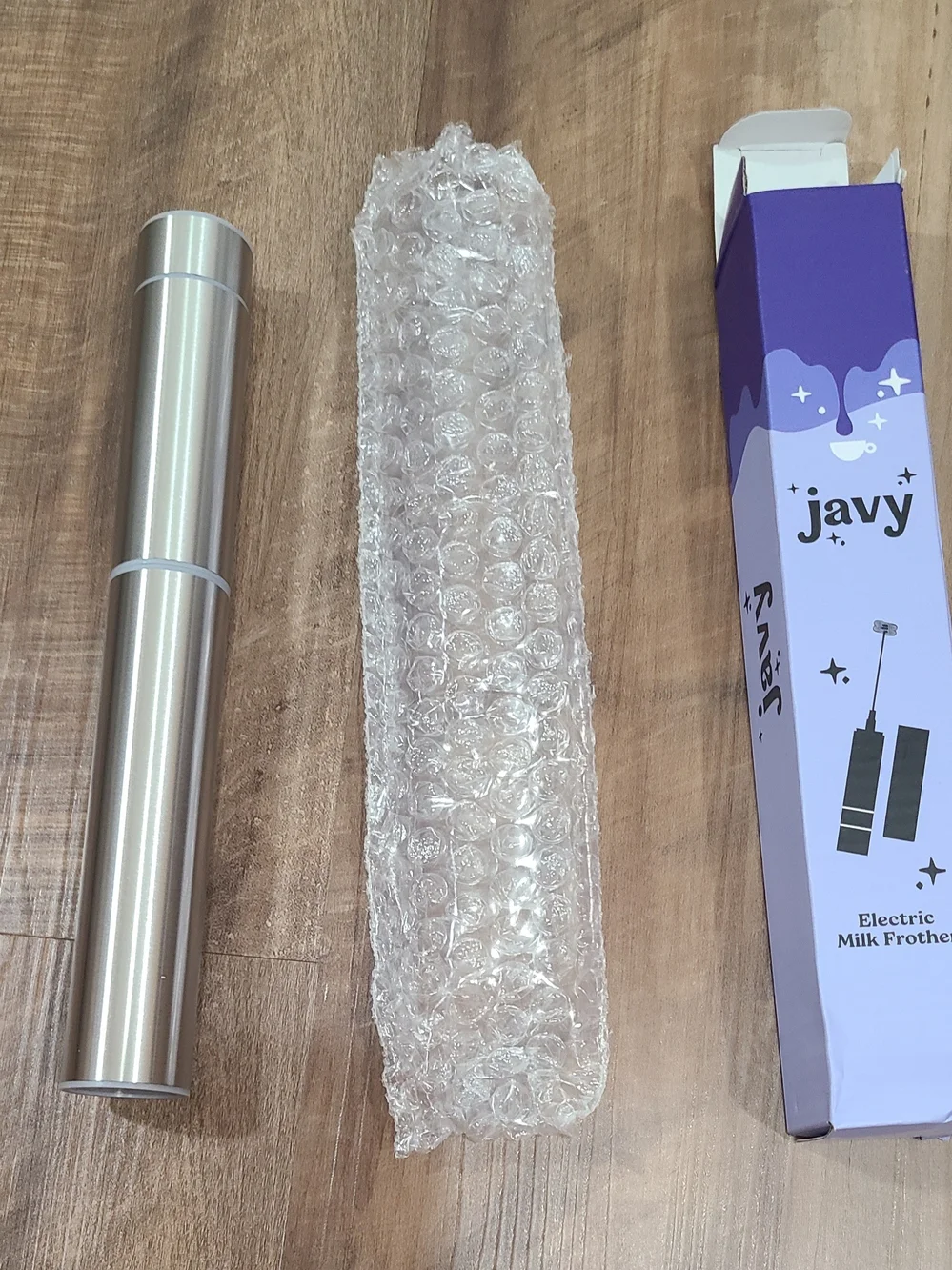 Javvy Shaker Bottle and Electric Milk Frother Set